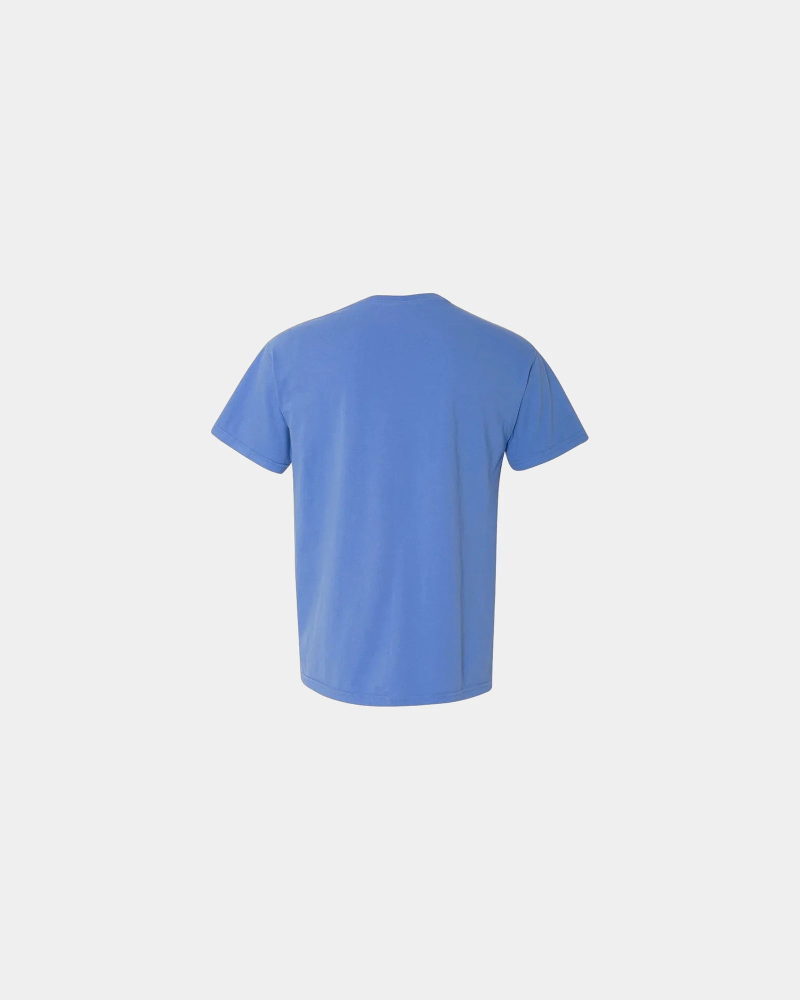 Custom cotton pocket t-shirt with heavyweight fabric - Mystic Blue