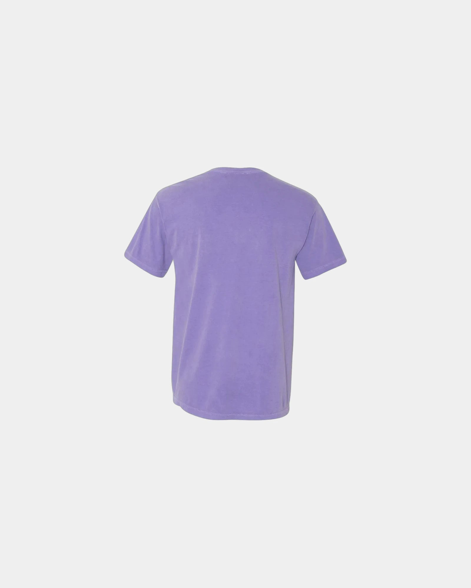 Custom cotton pocket t-shirt with heavyweight fabric - Violet