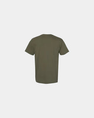Custom cotton pocket t-shirt with heavyweight fabric - Sage