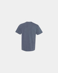 Custom cotton pocket t-shirt with heavyweight fabric - Denim
