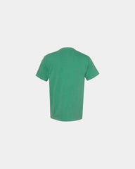 Custom cotton pocket t-shirt with heavyweight fabric - Grass