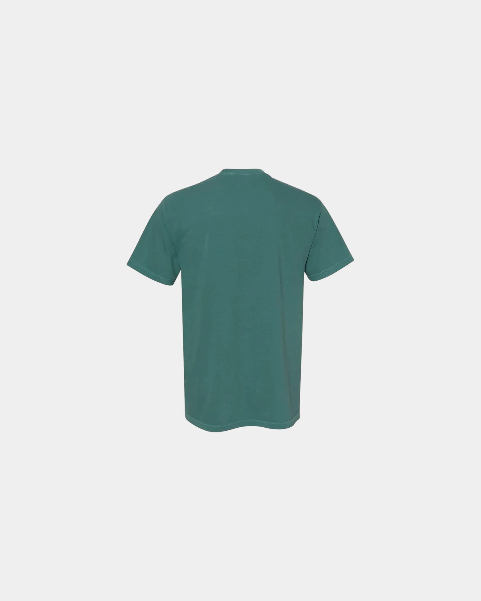 Custom cotton pocket t-shirt with heavyweight fabric - Emerald