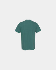 Custom cotton pocket t-shirt with heavyweight fabric - Emerald