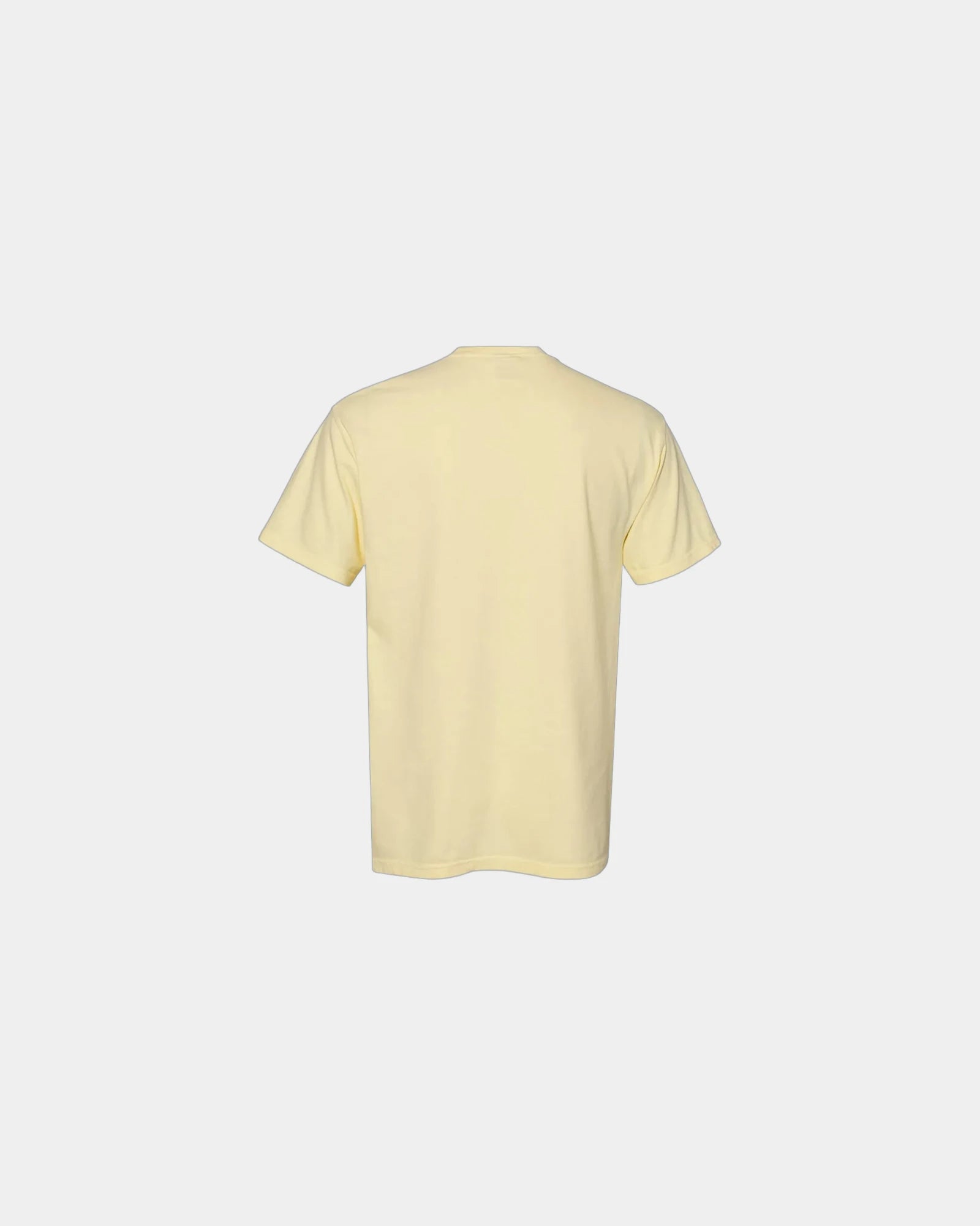 Custom cotton pocket t-shirt with heavyweight fabric - Banana