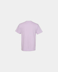 Custom cotton pocket t-shirt with heavyweight fabric - Orchid