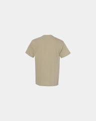 Custom cotton pocket t-shirt with heavyweight fabric - Khaki