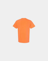 Custom cotton pocket t-shirt with heavyweight fabric - Burnt Orange