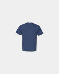 Custom cotton pocket t-shirt with heavyweight fabric - China Blue
