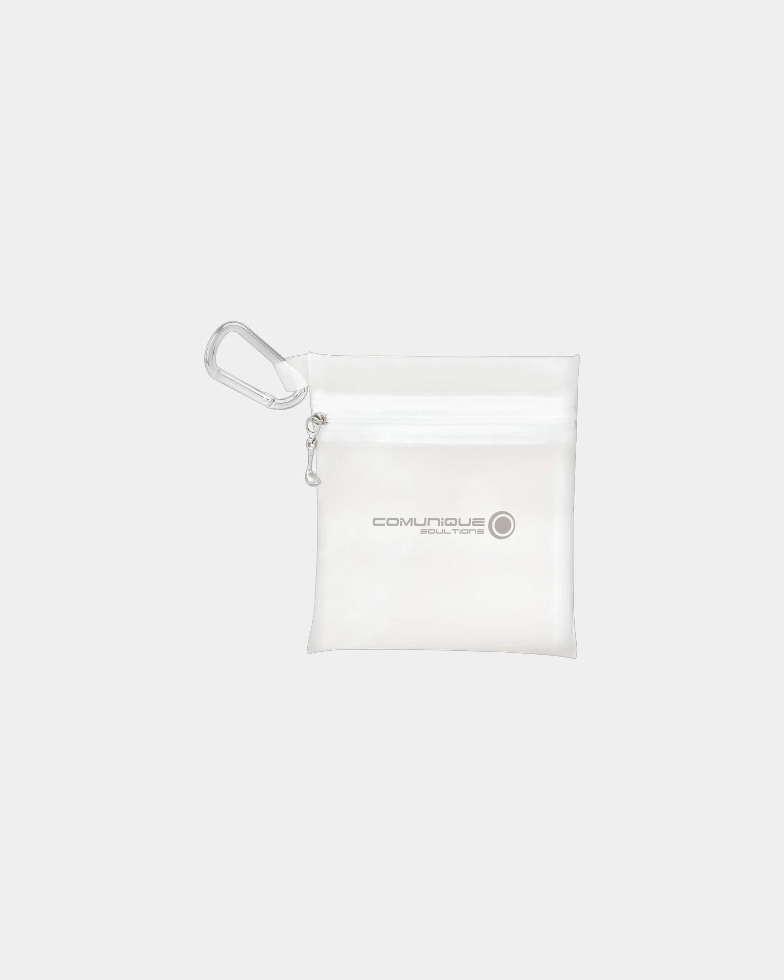 Custom jumbo golf zipper pack with 20 tees and 4 markers - White