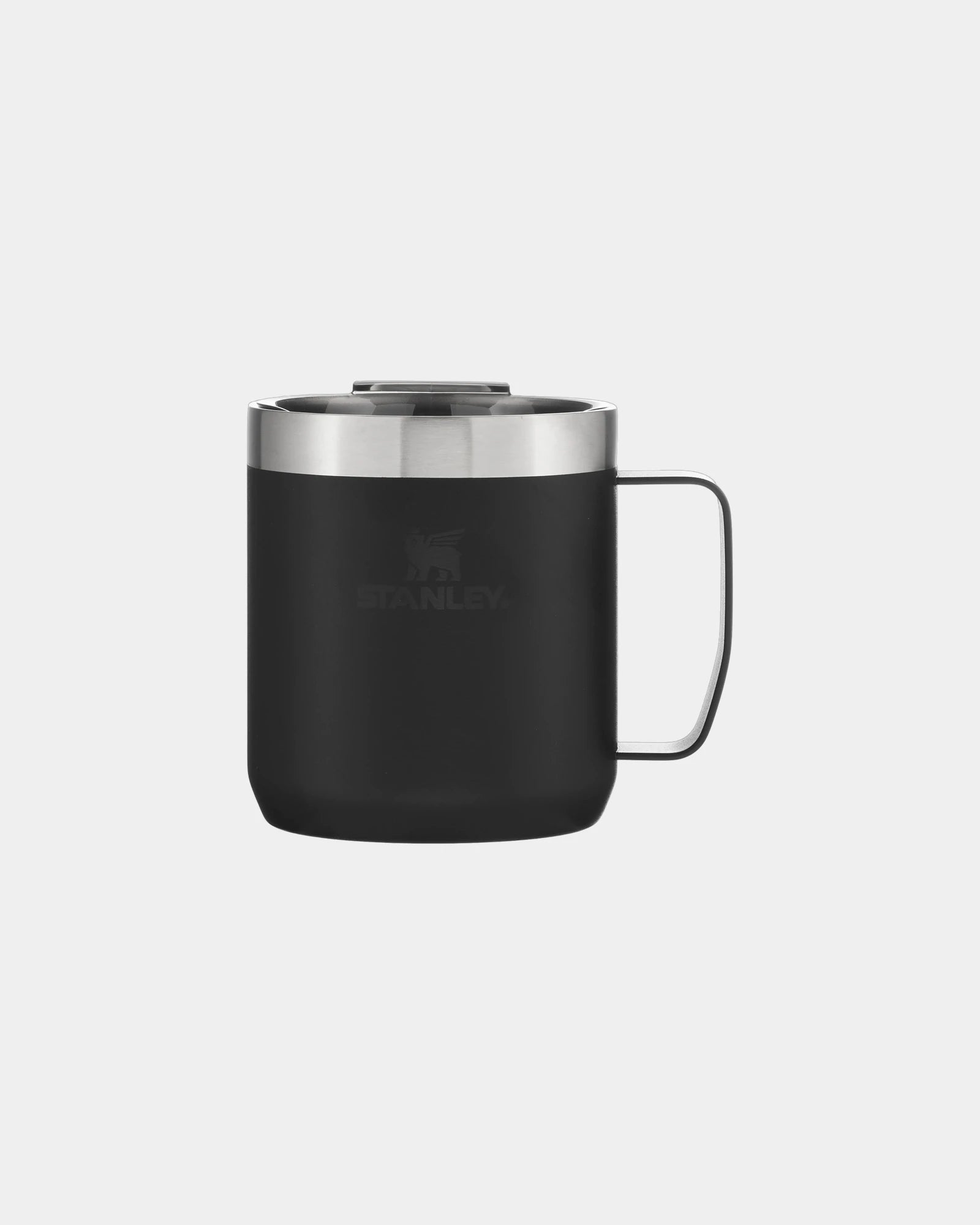 Custom stainless steel Stanley Everyday Camp 12 oz mug - Black