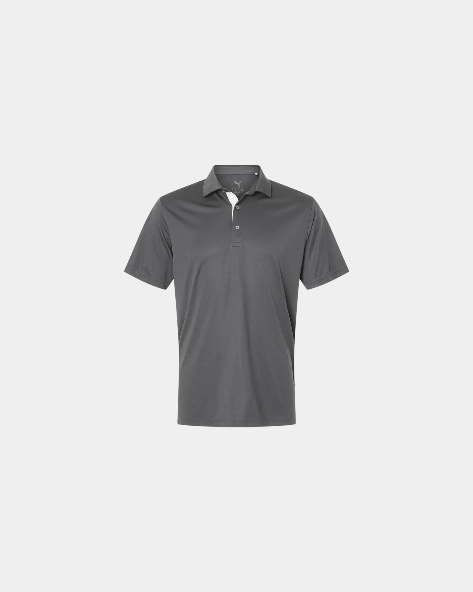 Custom recycled polyester men's golf polo shirt - Slate Sky