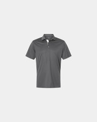 Custom recycled polyester men's golf polo shirt - Slate Sky
