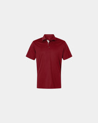 Custom recycled polyester men's golf polo shirt - Dark Crimson