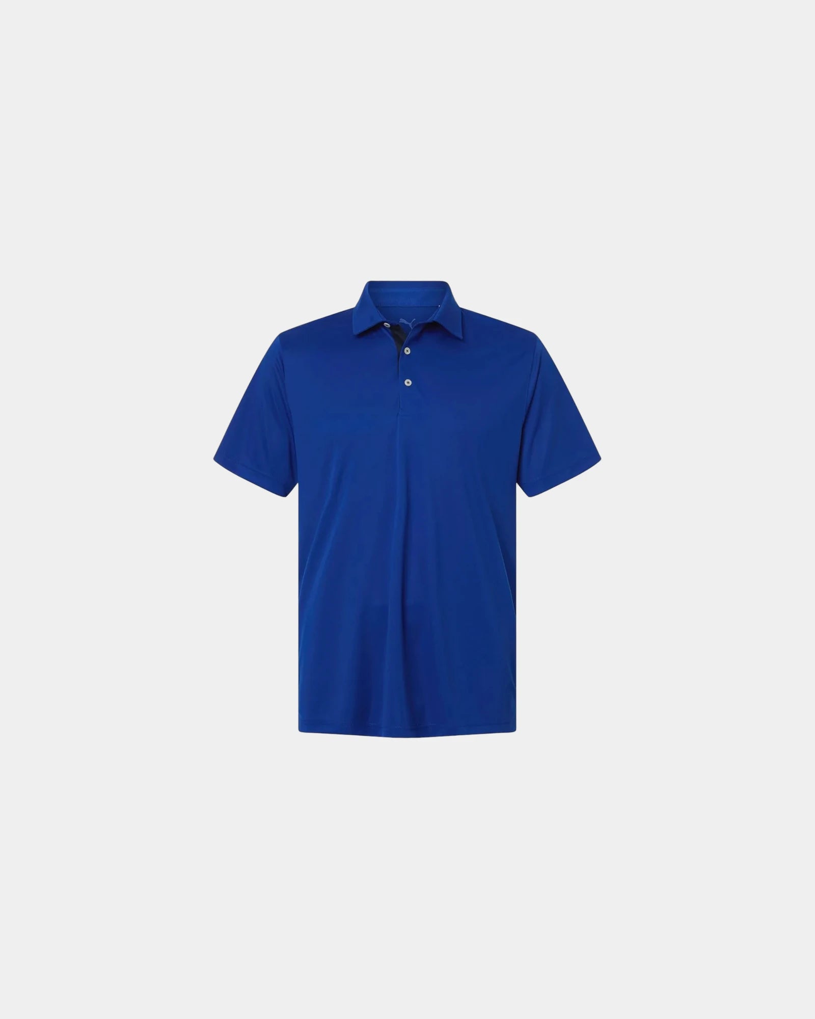 Custom recycled polyester men's golf polo shirt - Festive Royal