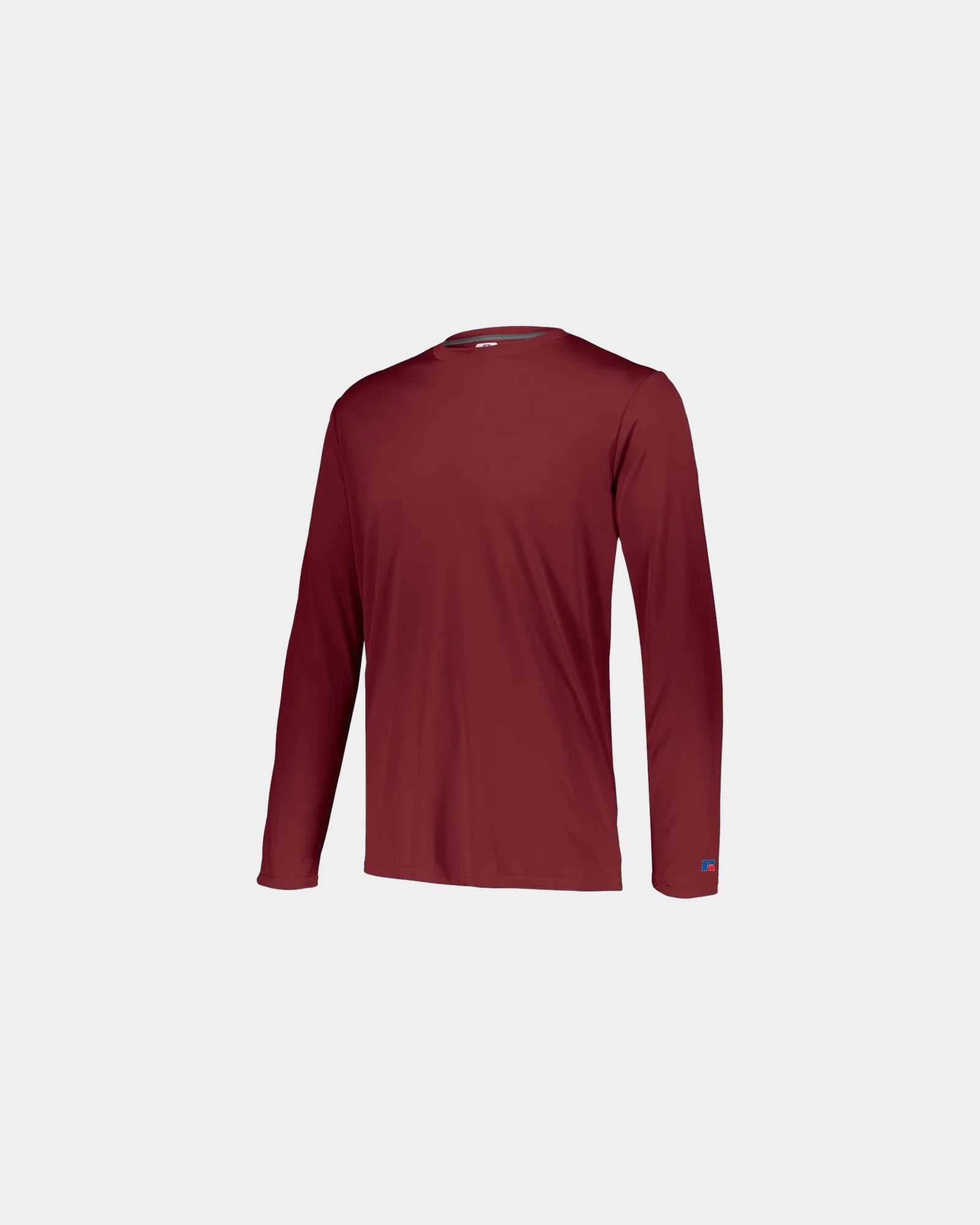 Custom long sleeve t-shirt Russell Athletic Core Performance - Cardinal