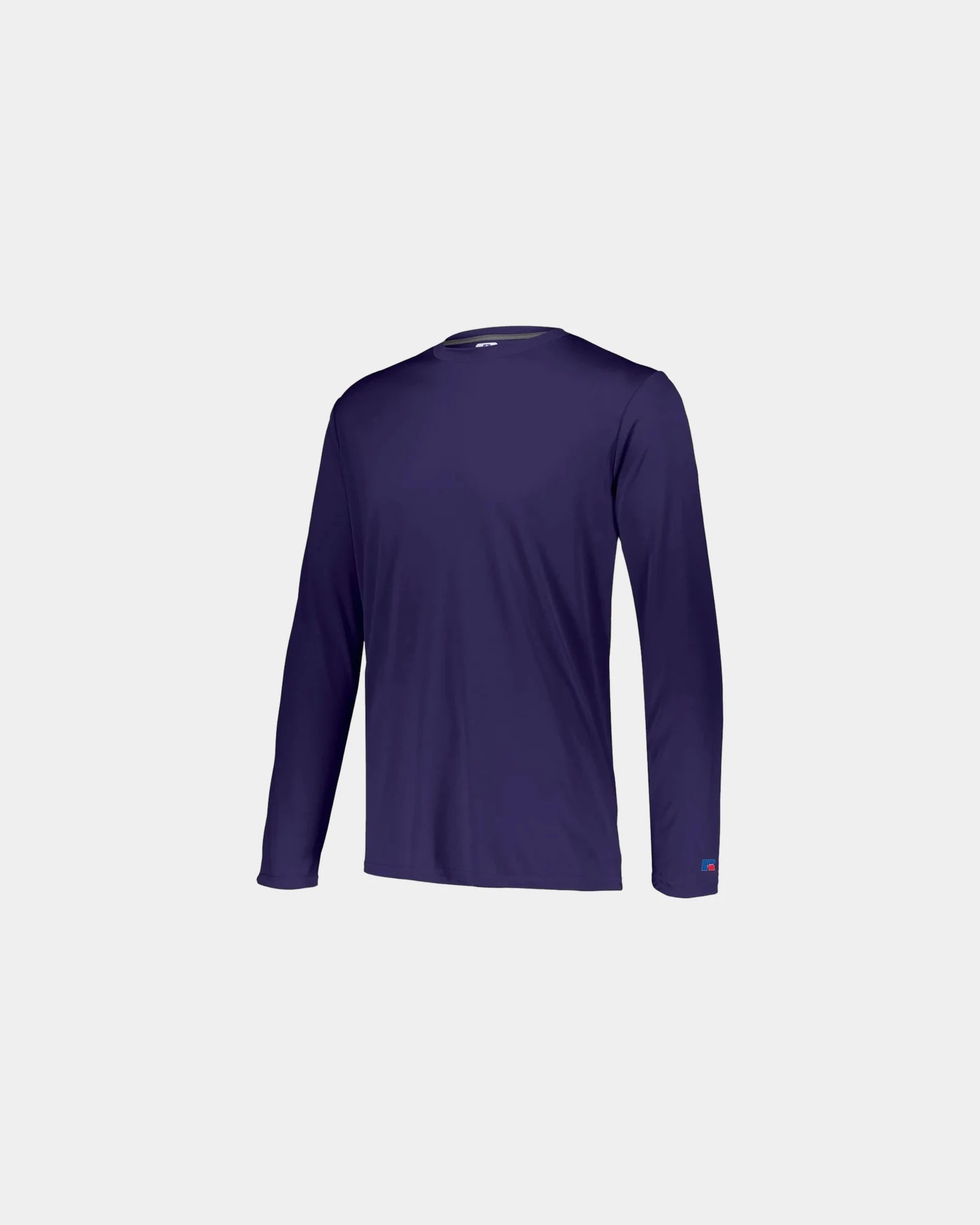 Custom long sleeve t-shirt Russell Athletic Core Performance - Purple