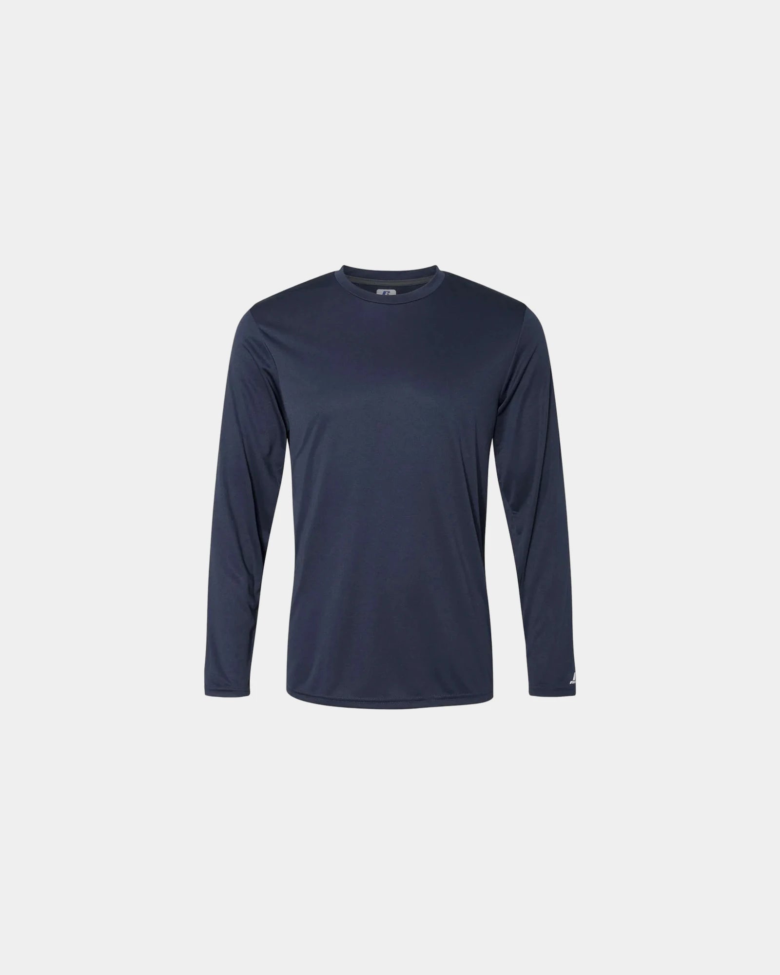 Custom long sleeve t-shirt Russell Athletic Core Performance - Navy