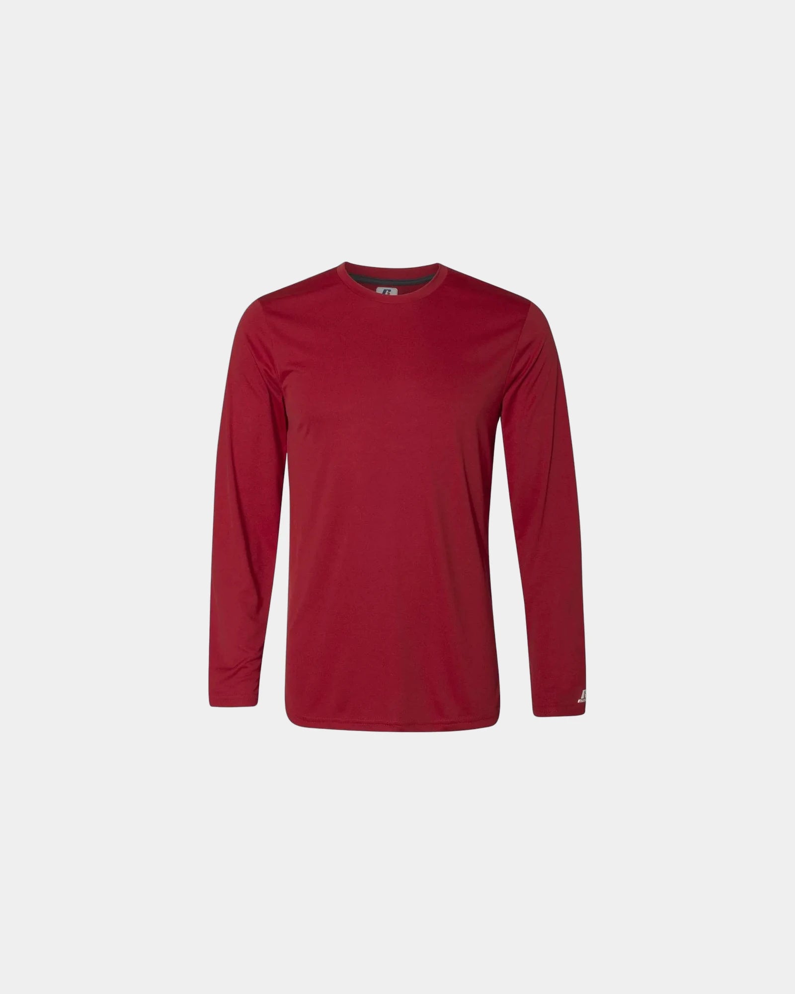 Custom long sleeve t-shirt Russell Athletic Core Performance - True Red