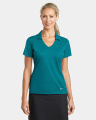 Custom women's polyester polo Nike Dri-FIT Vertical Mesh - Blustery