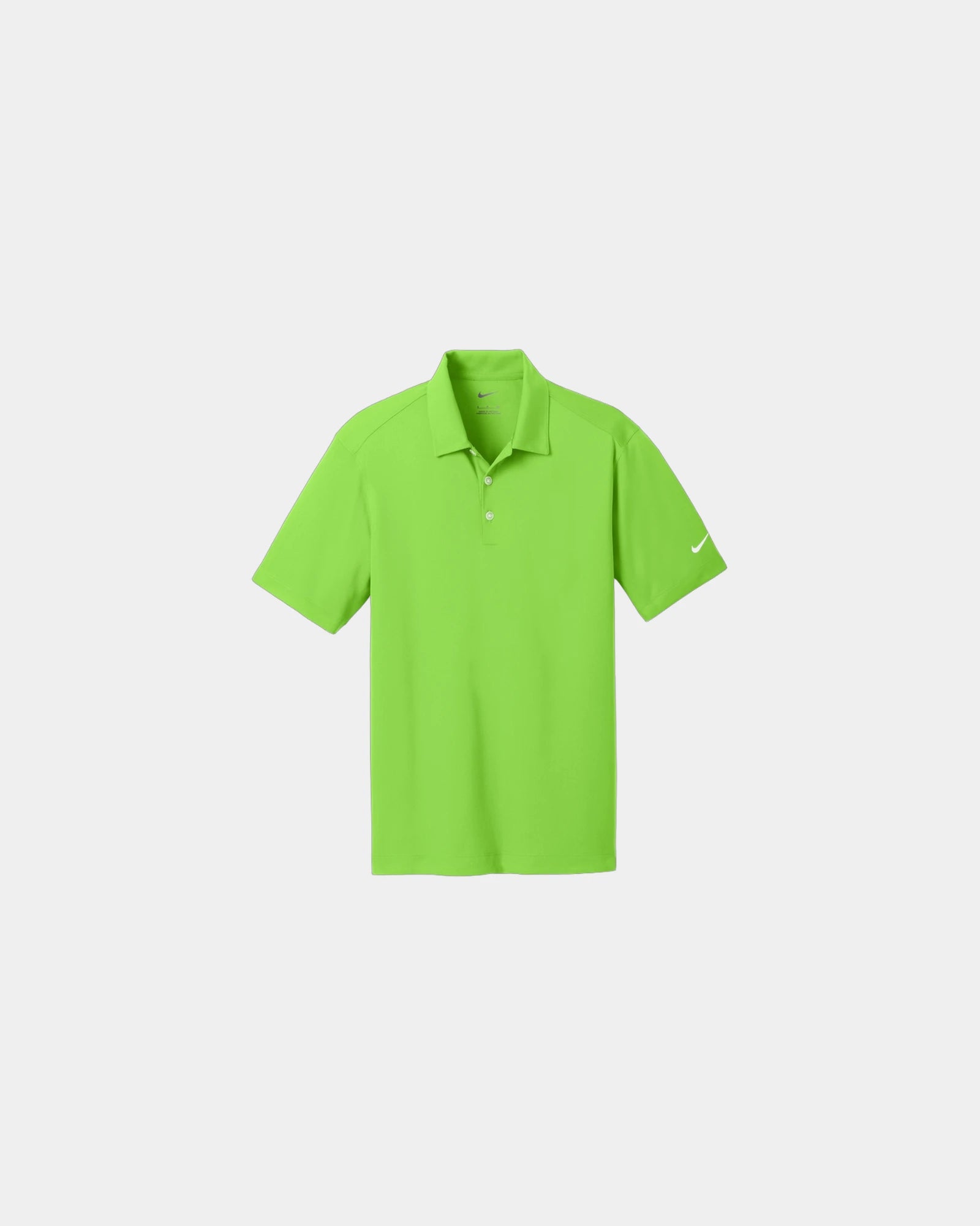Custom 4.4-oz polyester polo Nike Dri-FIT Vertical Mesh - Action Green