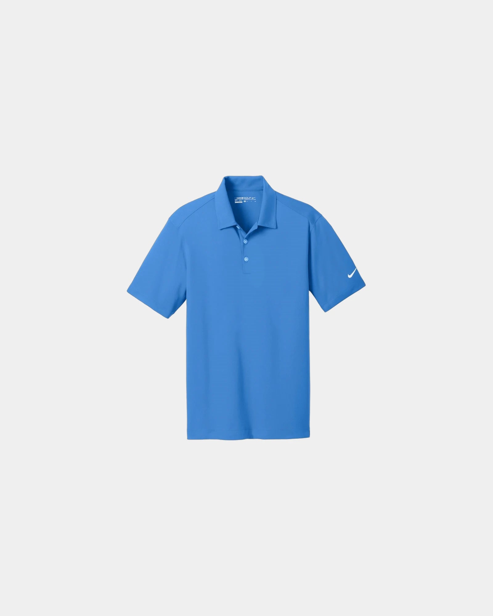 Custom 4.4-oz polyester polo Nike Dri-FIT Vertical Mesh - Brisk Blue