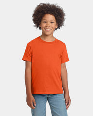 Custom ring-spun cotton youth softstyle T-shirt - Orange