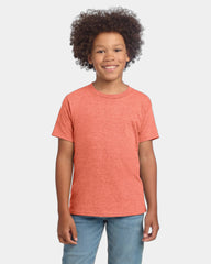 Custom ring-spun cotton youth softstyle T-shirt - Heather Orange