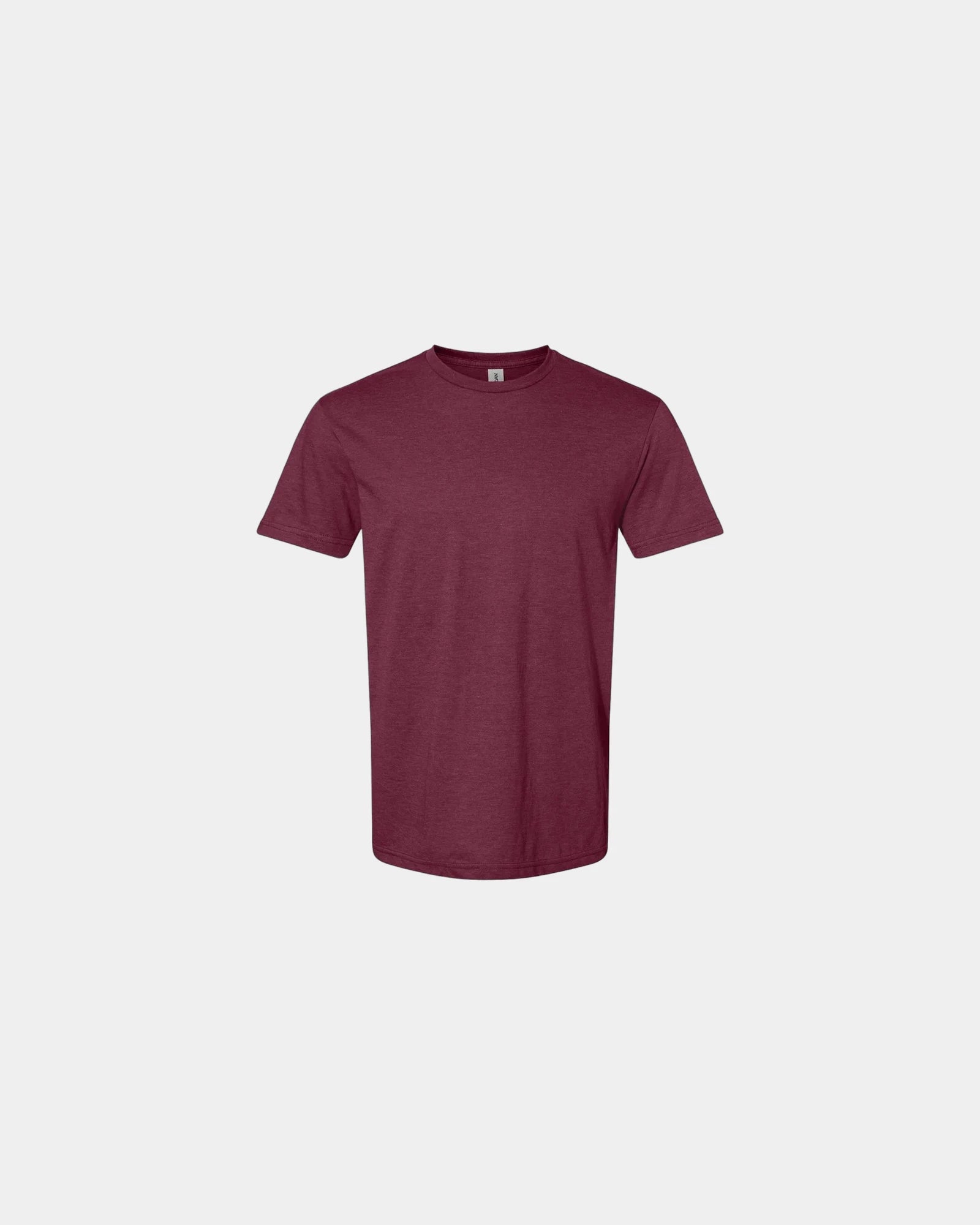 Custom cotton blend unisex Softstyle CVC t-shirt - Maroon Mist