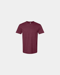 Custom cotton blend unisex Softstyle CVC t-shirt - Maroon Mist