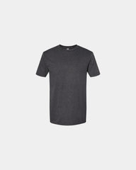 Custom cotton blend unisex Softstyle CVC t-shirt - Pitch Black Mist
