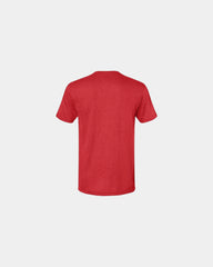 Custom cotton blend unisex Softstyle CVC t-shirt - Red Mist