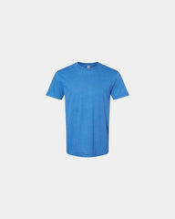 Custom cotton blend unisex Softstyle CVC t-shirt - Royal Mist