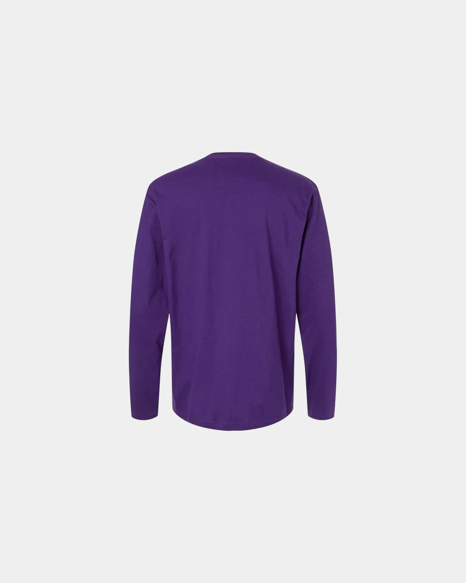 Custom ring-spun cotton long sleeve t-shirt unisex - Purple
