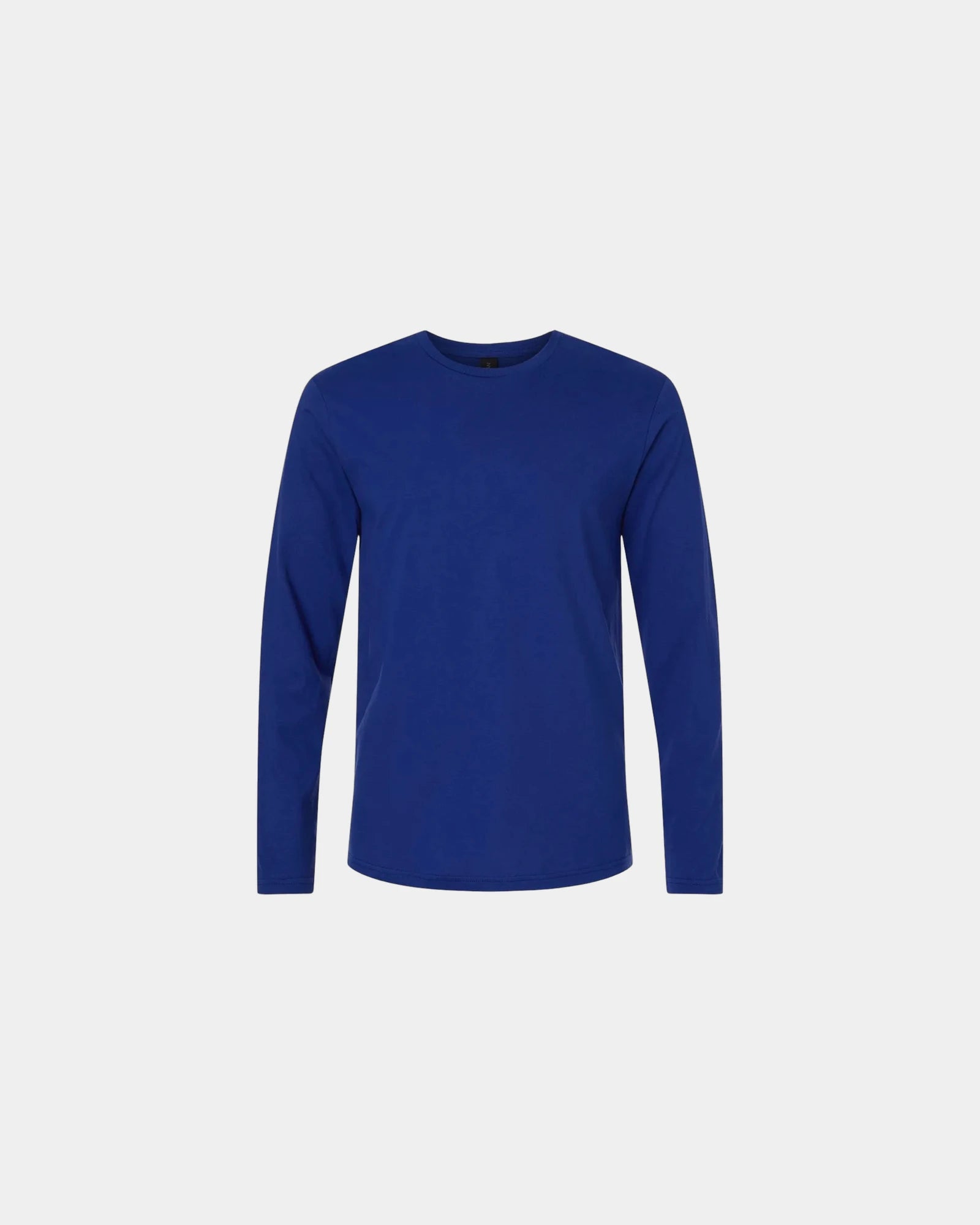 Custom ring-spun cotton long sleeve t-shirt unisex - Fan Deep Royal
