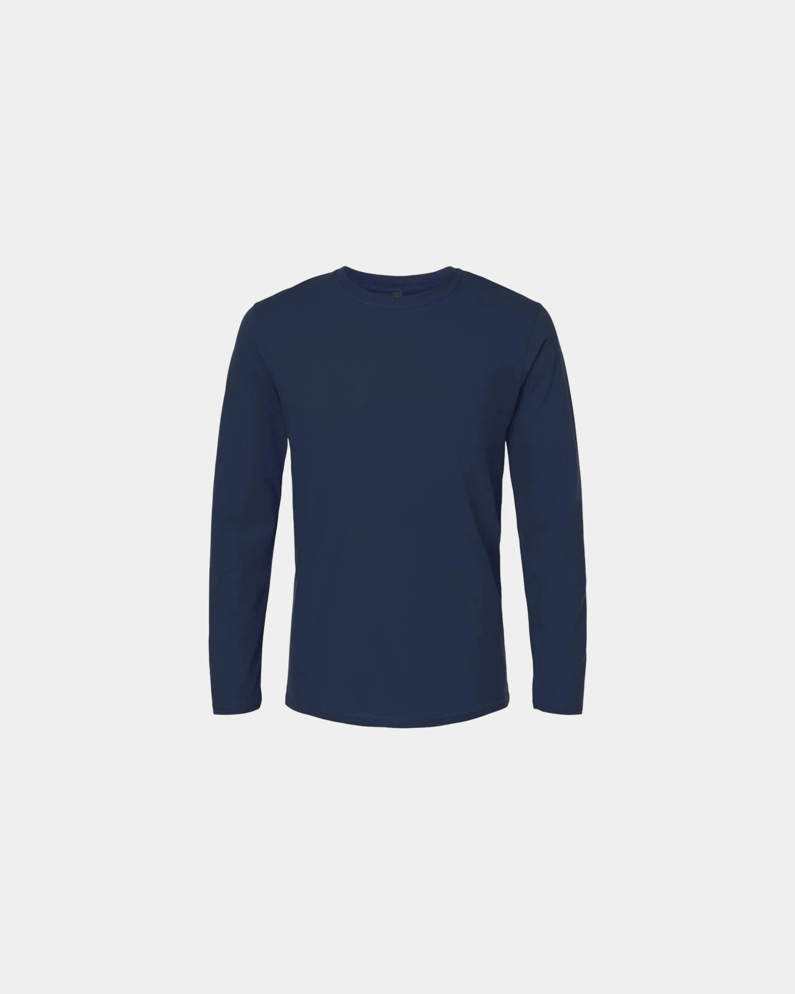 Custom ring-spun cotton long sleeve t-shirt unisex - Navy