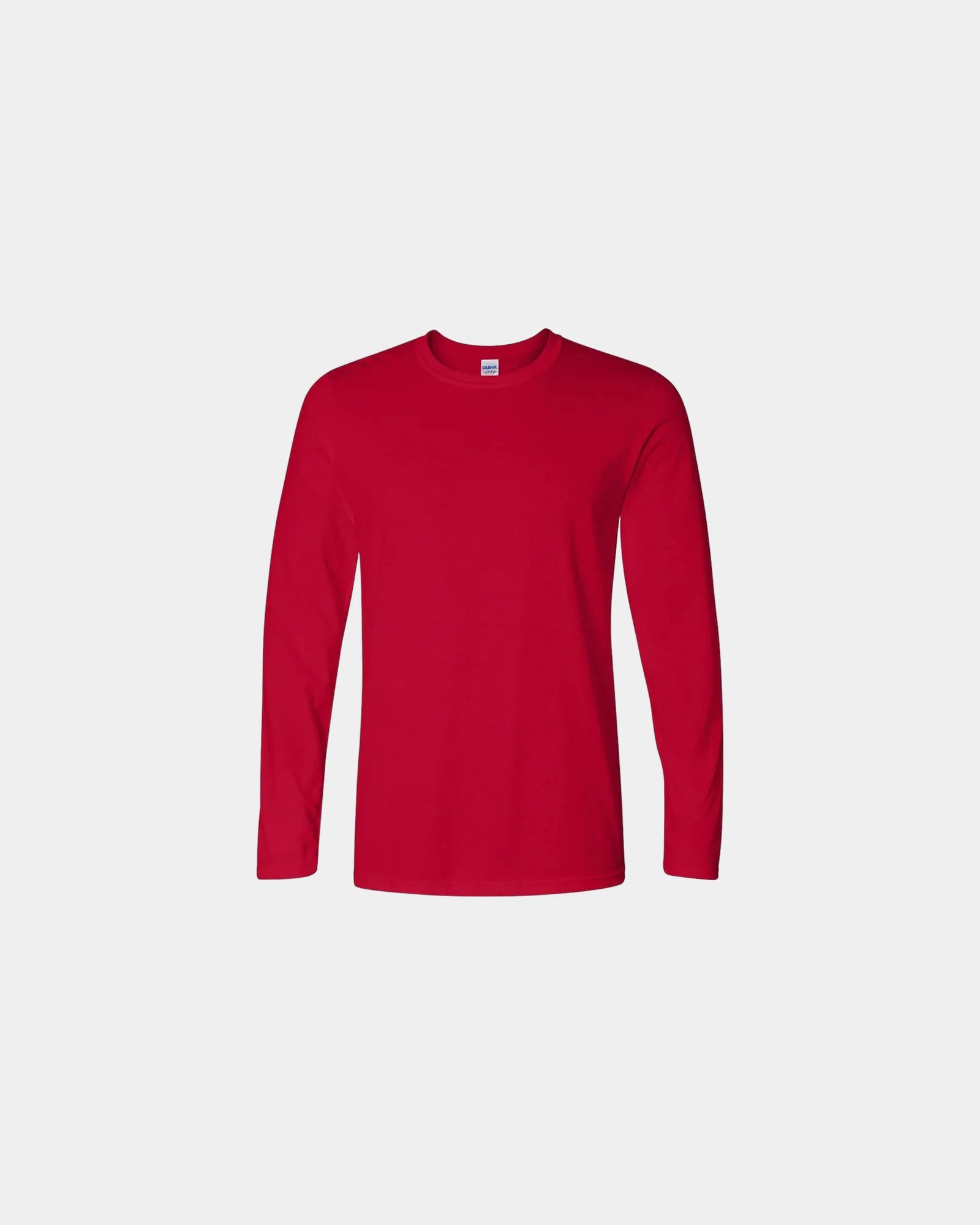 Custom ring-spun cotton long sleeve t-shirt unisex - Cherry Red