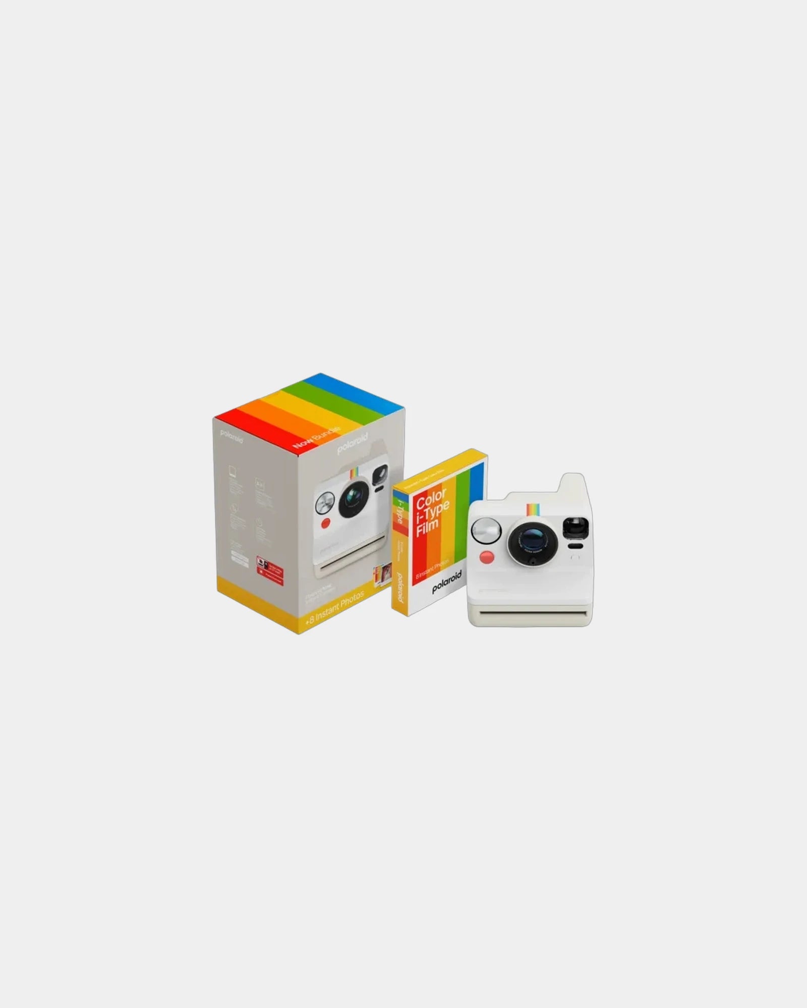 Custom Polaroid Now Generation 3 Starter Set - Pebble White
