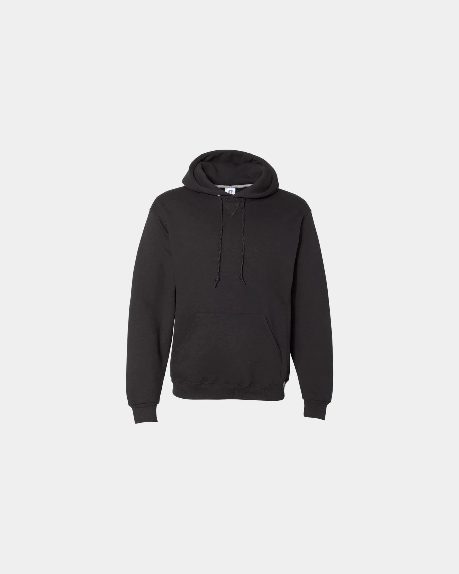 Custom hooded sweatshirt Russell Athletic Dri Power - Black