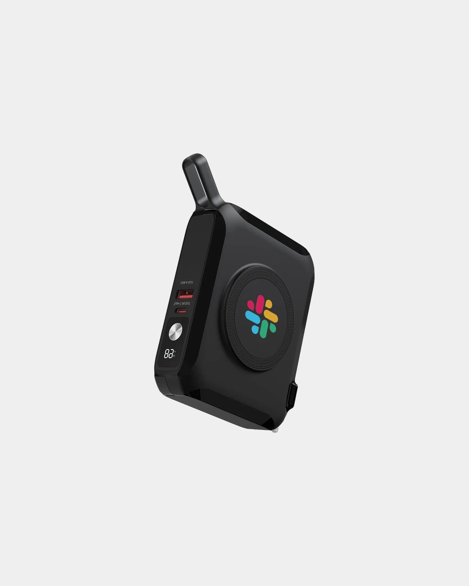 Custom 65W laptop power bank with MagSafe charging - Black
