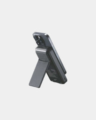Custom wireless power bank stand 10,000 mAh magnetic - Black (Bk)