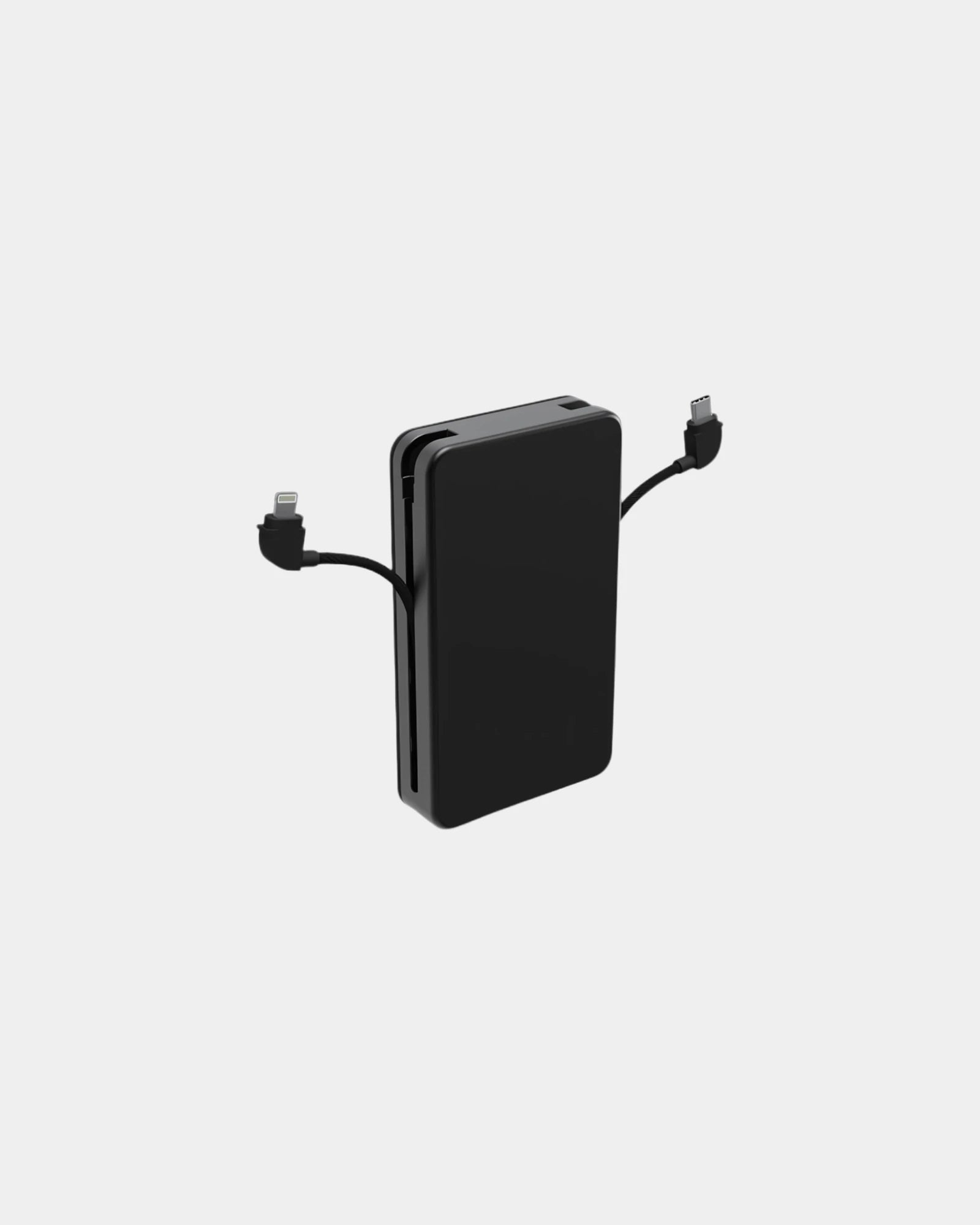 Custom 10,000 mAh power bank with built-in cables - 2