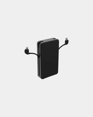 Custom 10,000 mAh power bank with built-in cables - 2