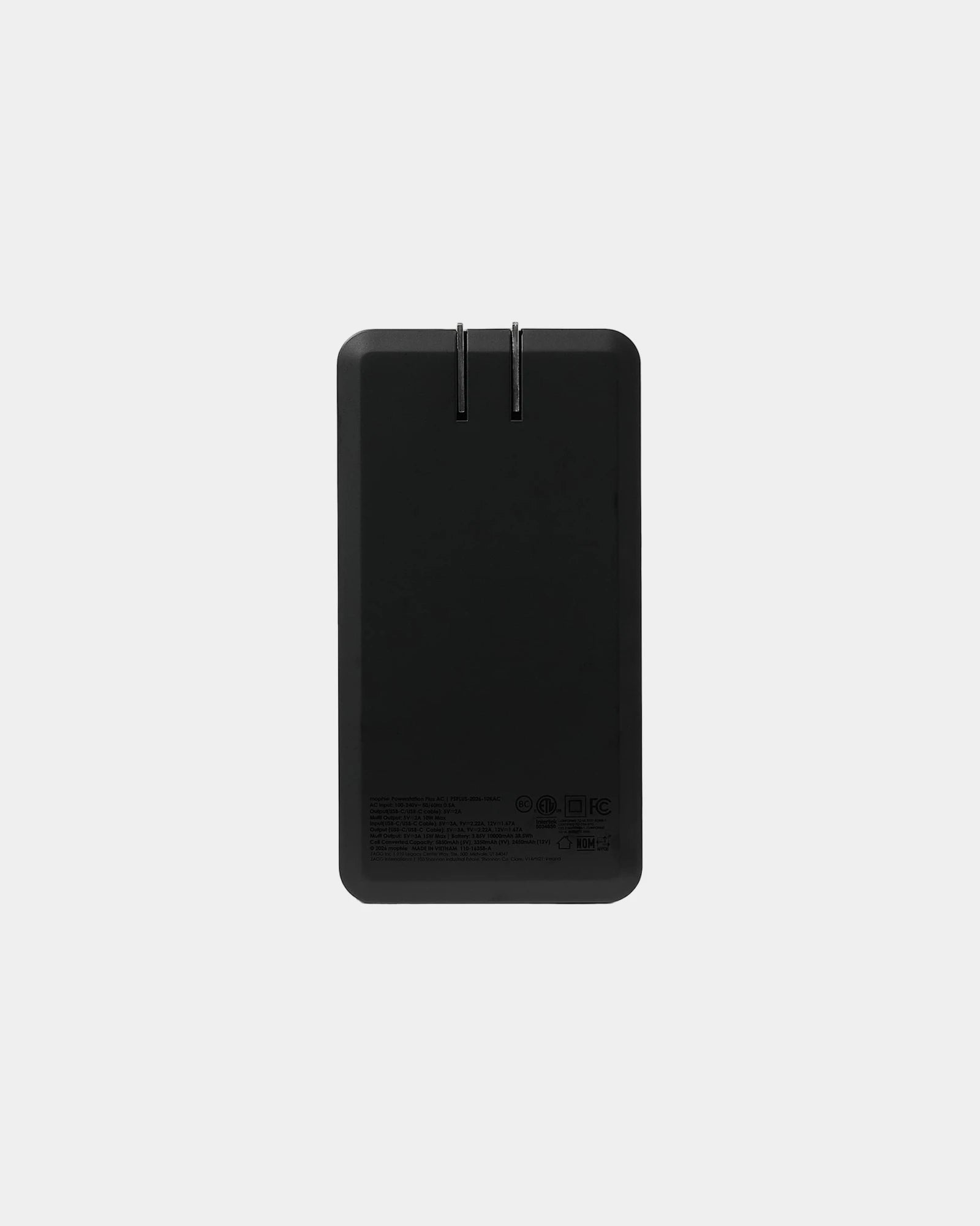 Custom 10,000 mAh power bank with AC wall plug - 7