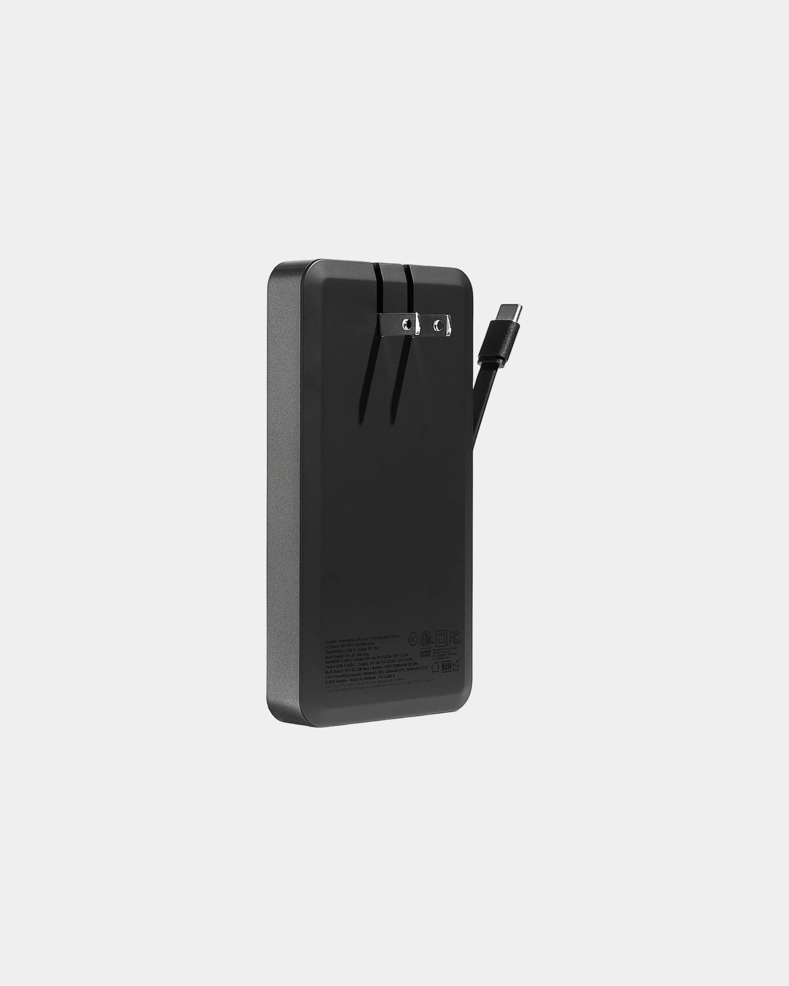 Custom 10,000 mAh power bank with AC wall plug - 4