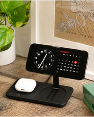 Custom recycled aluminum 25W wireless charging stand - 20