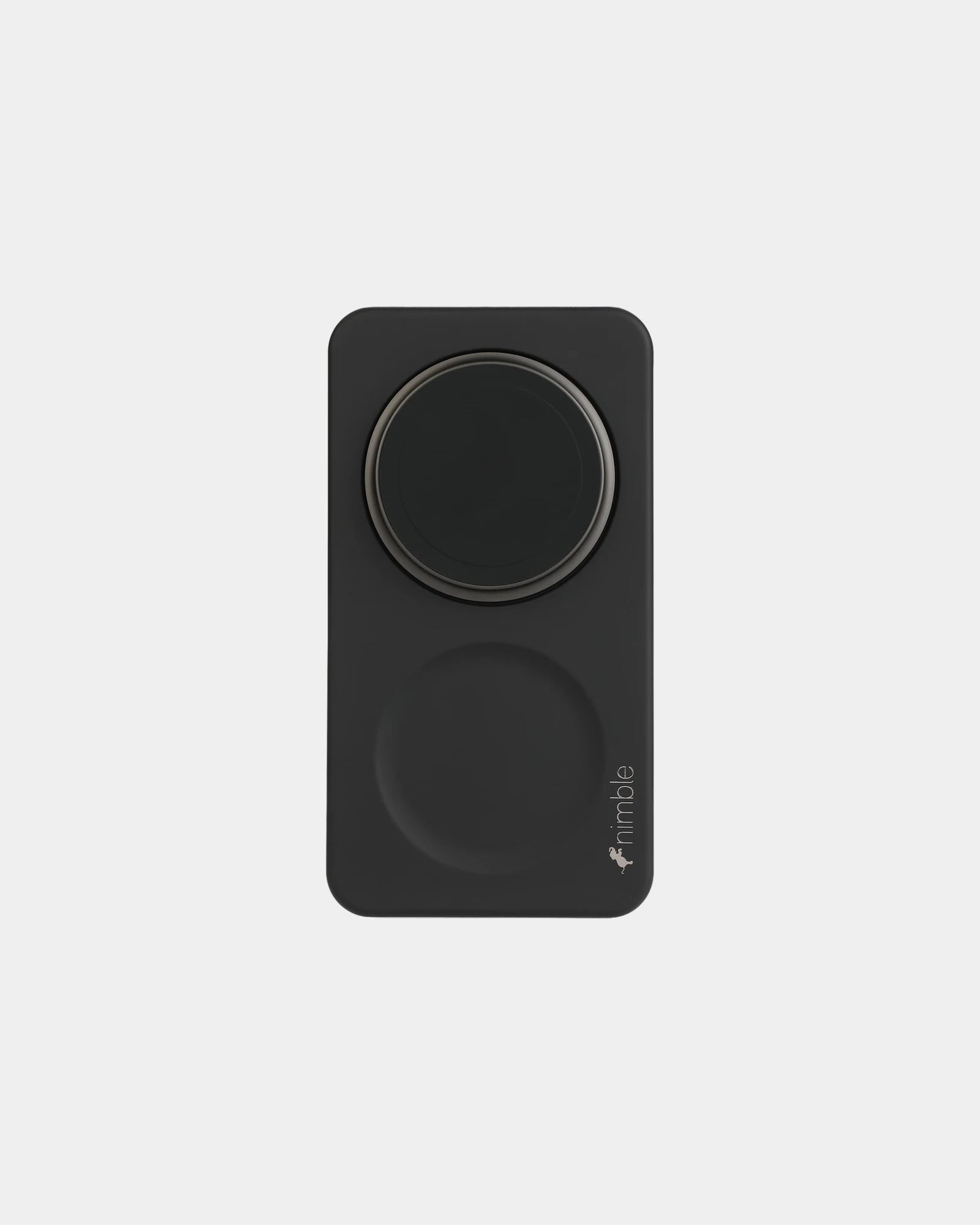 Custom recycled aluminum 25W wireless charging stand - Black (Bk)