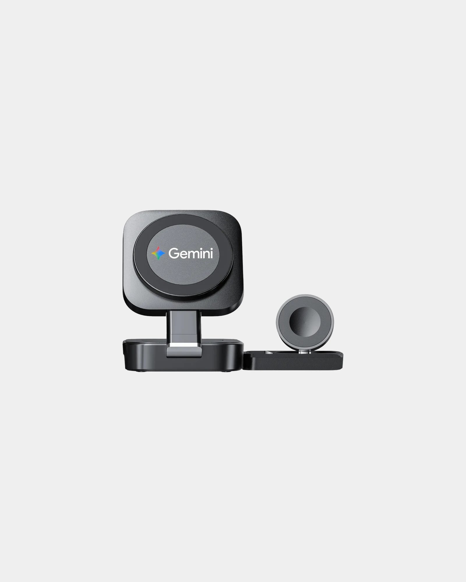 Custom 3-in-1 wireless charger compact charging cube - Black