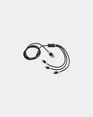 Custom 3-in-1 charging cable 47-inch fast charge - 1