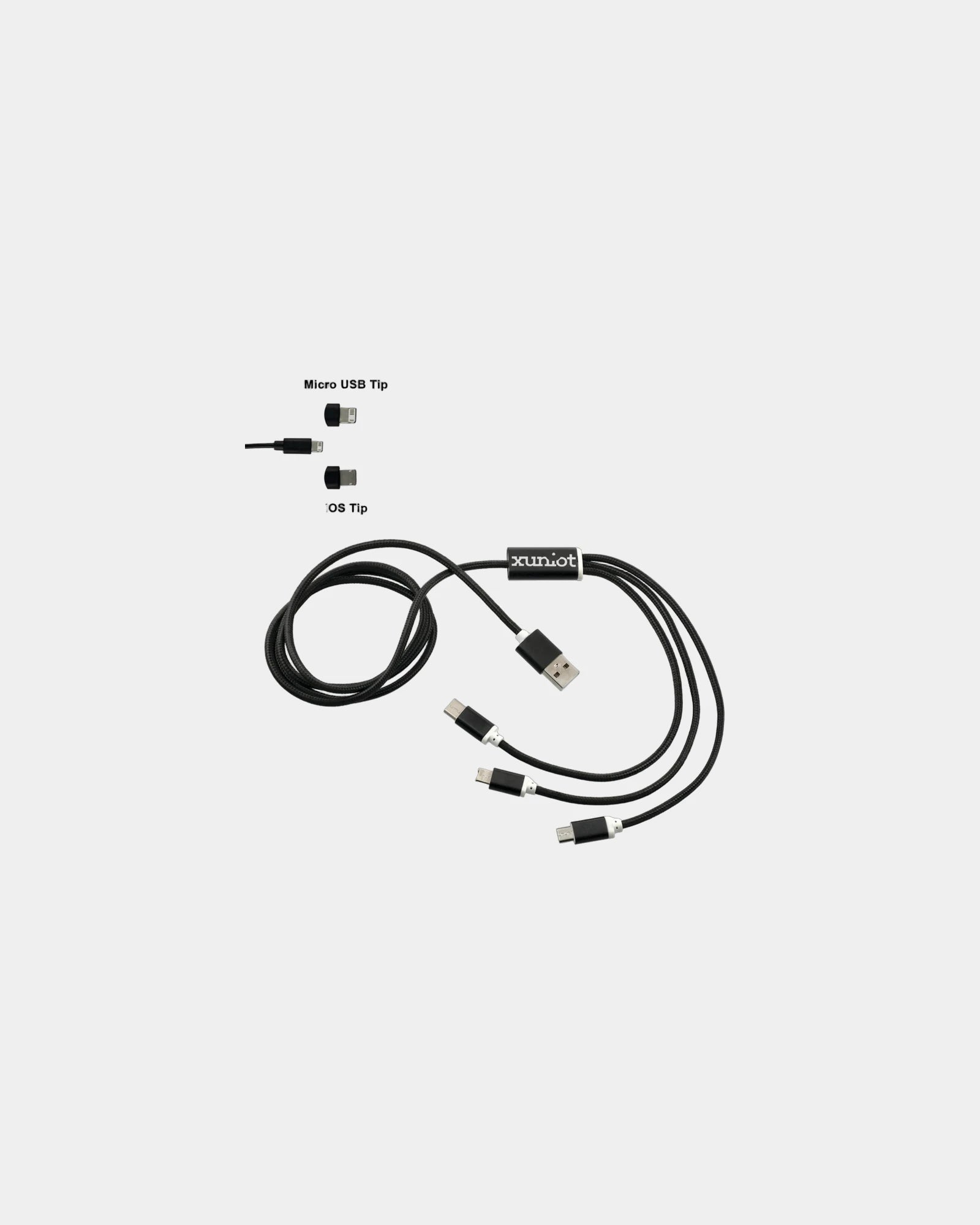 Custom 3-in-1 charging cable 47-inch fast charge - 5