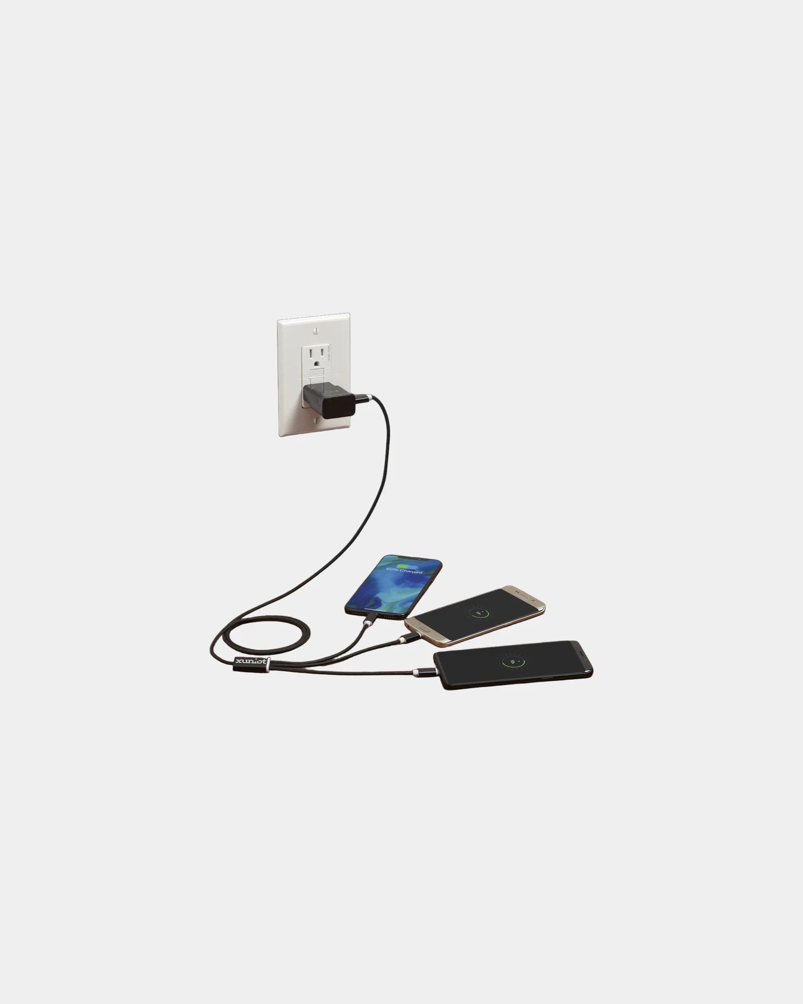 Custom 3-in-1 charging cable 47-inch fast charge - 7